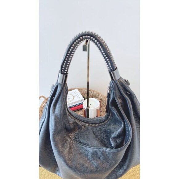 Vintage Kenneth Cole Shoulder Tote bohemia handbag Women’s black - Picture 4 of 10